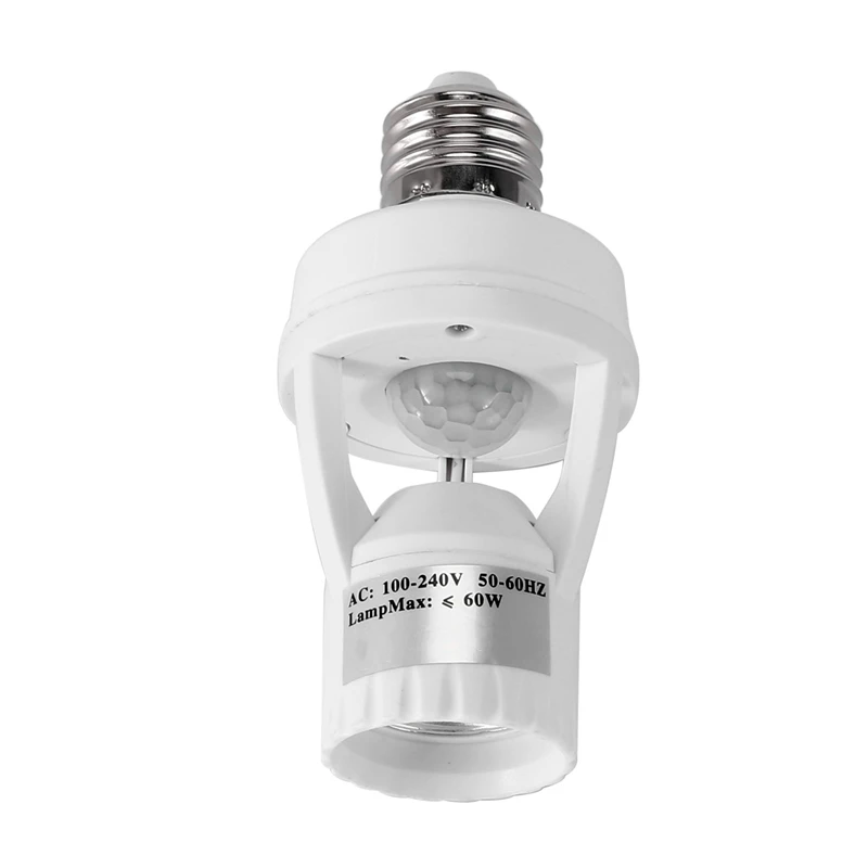 4X AC 110-220V 360 Degrees Pir Induction Motion Sensor IR Infrared Human E27 Plug Socket Switch Base LED Bulb Holder
4X AC 110-220V 360 Degrees Pir Induction Motion Sensor IR Infrared Human E27 Plug Socket Switch Base LED Bulb Holder