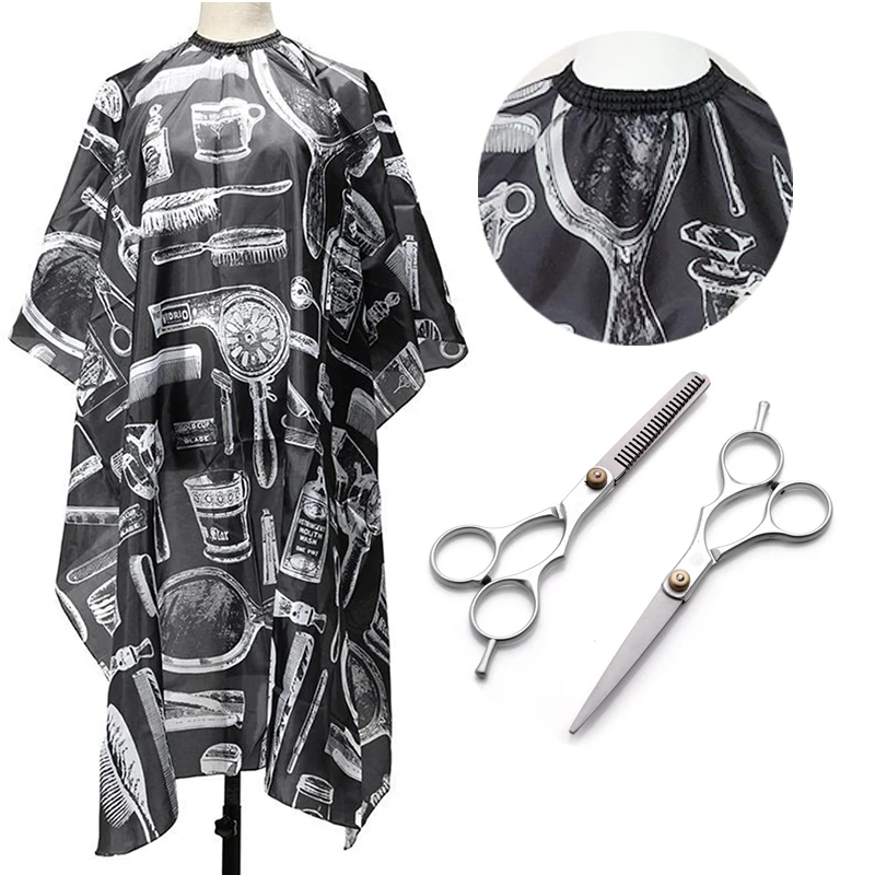 Barber Accesories Professional Black White Print Hairdressing Cape Haircut For Hairdresser Waterproof Cloth Wrap Shawl Coat New
Barber Accesories Professional Black White Print Hairdressing Cape Haircut For Hairdresser Waterproof Cloth Wrap Shawl Coat New