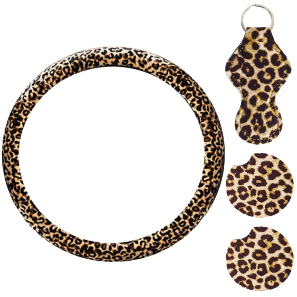 1 Set Anti-skid Steering Wheel Cover Car Interior Cover Set Leopard Steering Wheel Cushion Protector Steering Wheel Cover
1 Set Anti-skid Steering Wheel Cover Car Interior Cover Set Leopard Steering Wheel Cushion Protector Steering Wheel Cover