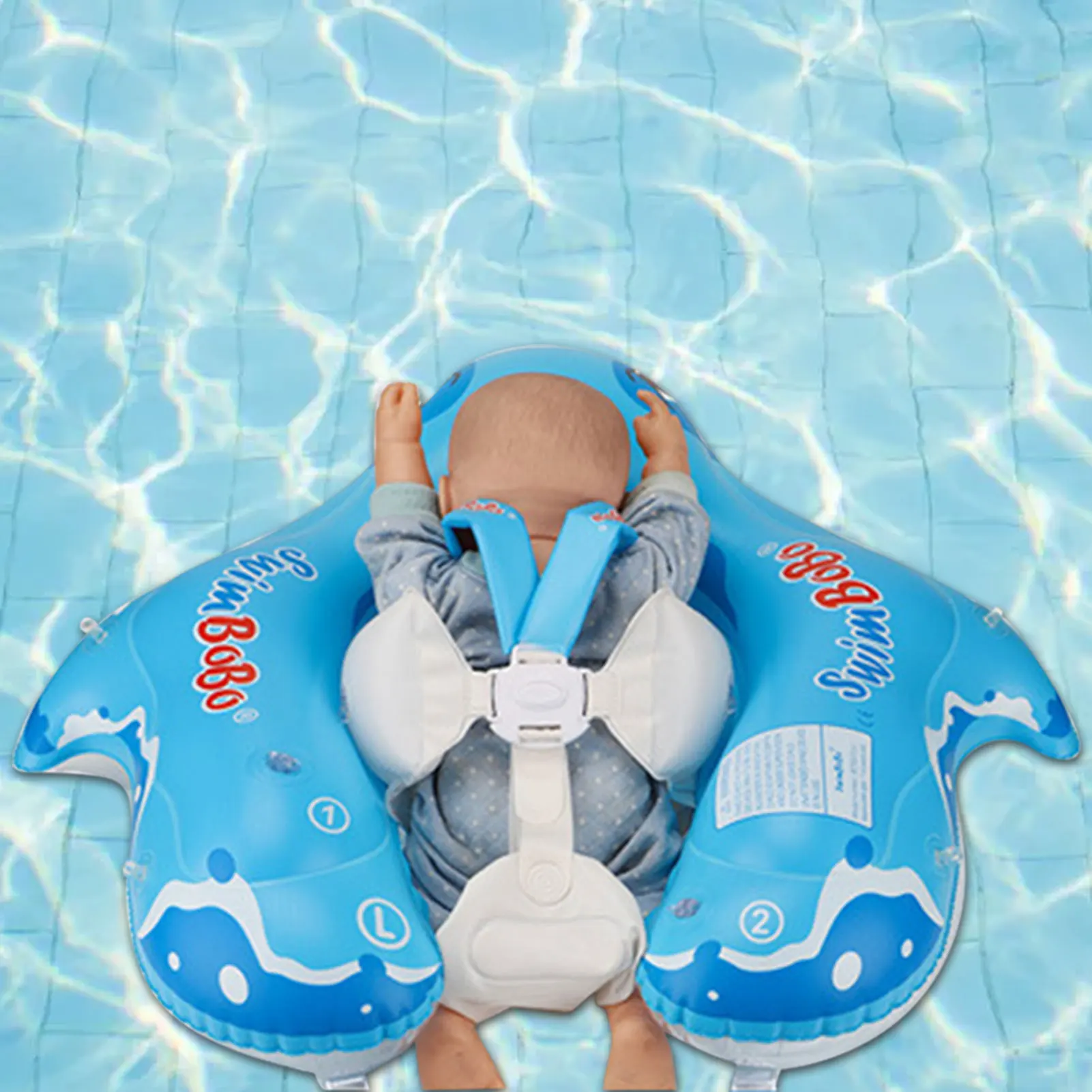 Inflatable Blue Infant Swimming Pool Float Designed Baby Swimming Pool Float Ring with Removable Sun Canopy Safety Seat
Inflatable Blue Infant Swimming Pool Float Designed Baby Swimming Pool Float Ring with Removable Sun Canopy Safety Seat
