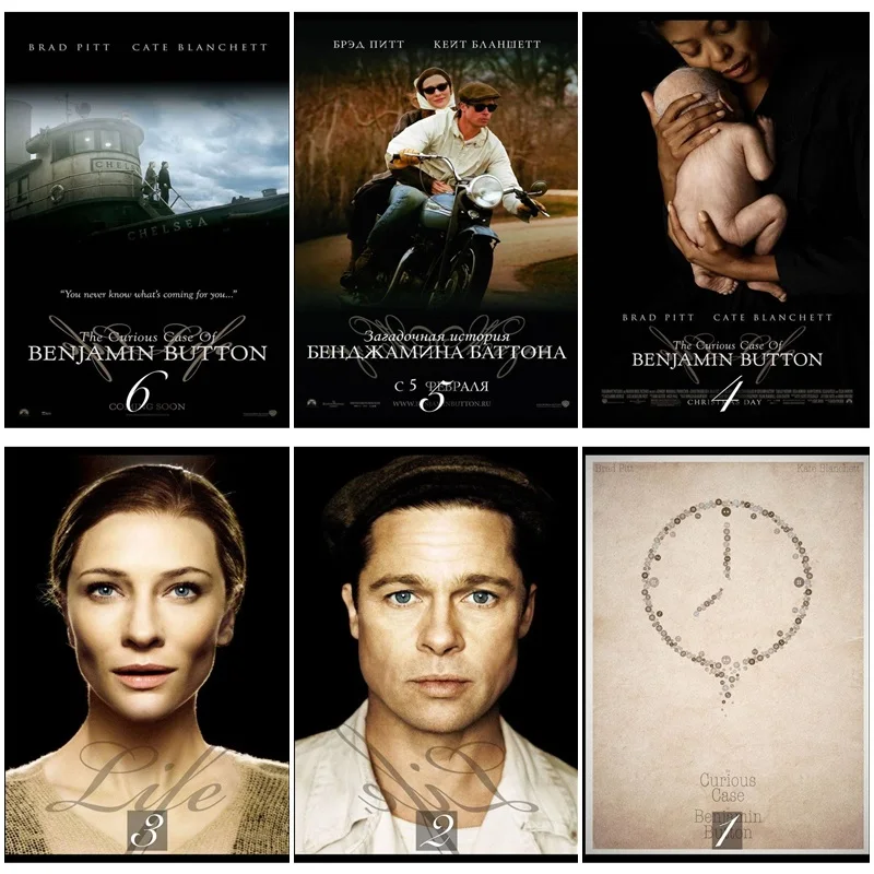 The Curious Case of Benjamin Button Movie Home Decorative Painting White Kraft Paper Poster 42X30cm
The Curious Case of Benjamin Button Movie Home Decorative Painting White Kraft Paper Poster 42X30cm