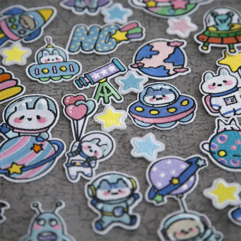 Lovely Rabbit Embroidery Patch Bag Repair Badge Ironing Kid Clothing DIY Sewing Craft Decoration Accessories Animal Aerospace
Lovely Rabbit Embroidery Patch Bag Repair Badge Ironing Kid Clothing DIY Sewing Craft Decoration Accessories Animal Aerospace