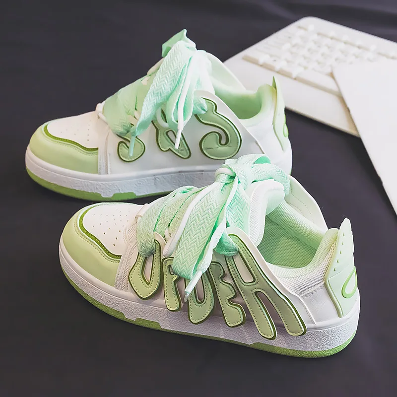 2023 New Casual Breathable Sneaker for women Letter Heightened Thick Sole Couple Skateboard Shoes Fashion Trend Bread Shoes
2023 New Casual Breathable Sneaker for women Letter Heightened Thick Sole Couple Skateboard Shoes Fashion Trend Bread Shoes