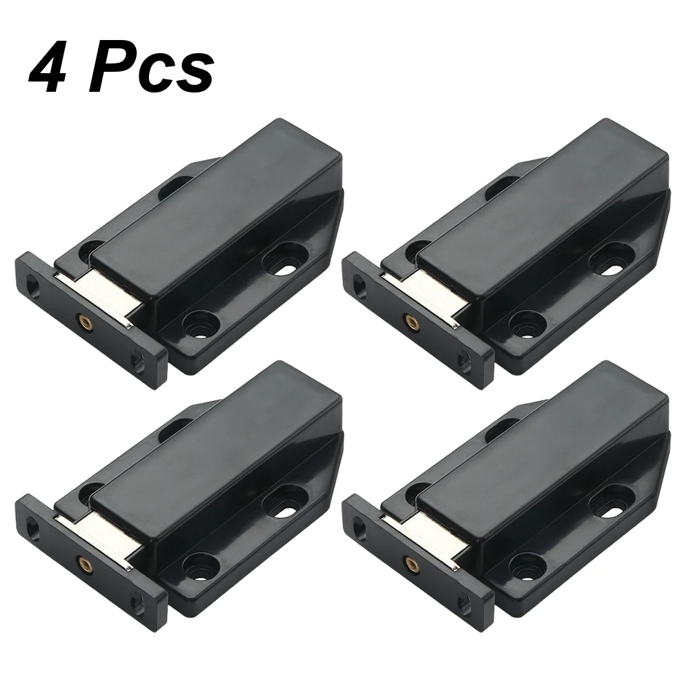 Brand New Cabinet Catch Door Stopper Stainless Steel+ABS Strong Suction 4 Pcs/set Black Door Catch Handle Free
Brand New Cabinet Catch Door Stopper Stainless Steel+ABS Strong Suction 4 Pcs/set Black Door Catch Handle Free
