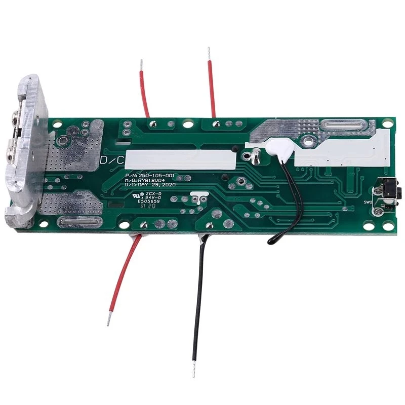 Li-Ion Battery Charging Protection Circuit Board PCB For Ryobi 20V P108 RB18L40 Battery Charging Board Power Tool Accessories
Li-Ion Battery Charging Protection Circuit Board PCB For Ryobi 20V P108 RB18L40 Battery Charging Board Power Tool Accessories