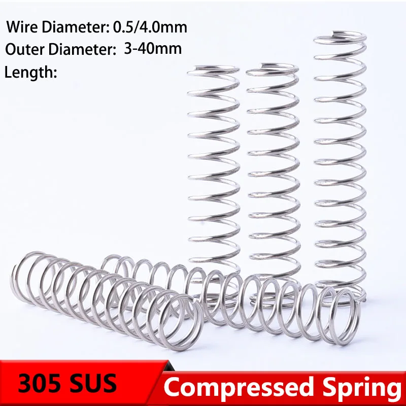 Stainless Steel cylindroid Helical Coil Compression Long Spring Length 305mm Pressure compressed Rotor Return Spring Custom
Stainless Steel cylindroid Helical Coil Compression Long Spring Length 305mm Pressure compressed Rotor Return Spring Custom