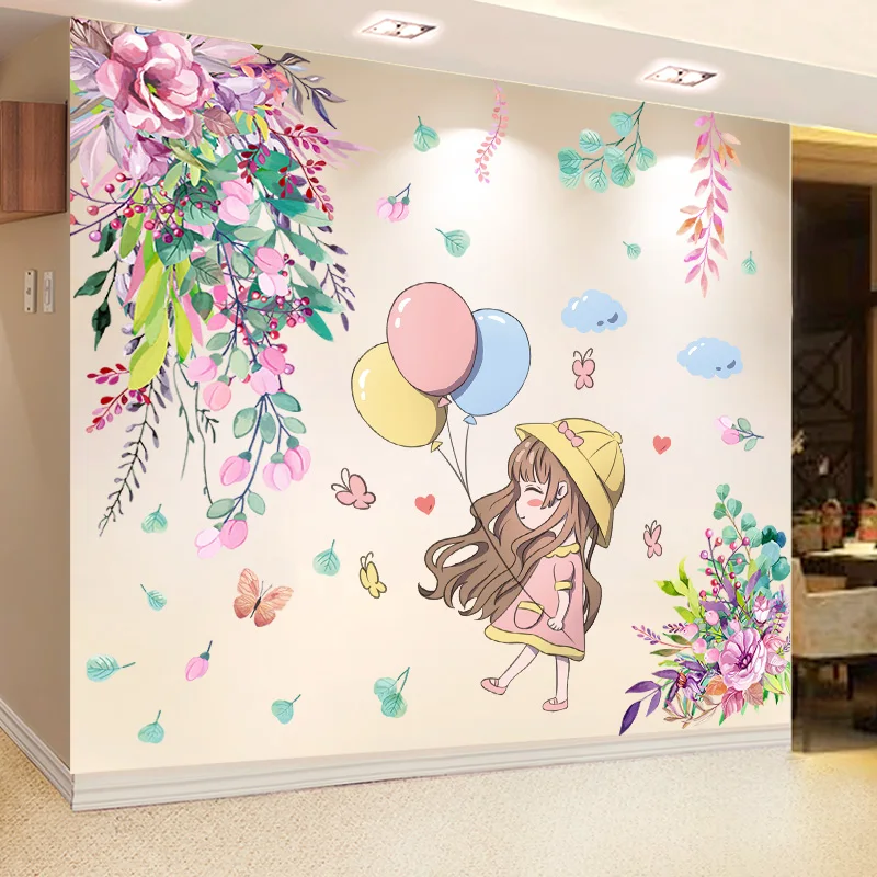 Мультяшные воздушные шары для девочек, настенные наклейки «сделай сам», цветы, листья, роспись, наклейки для детской комнаты, спальни, детск...
Мультяшные воздушные шары для девочек, настенные наклейки «сделай сам», цветы, листья, роспись, наклейки для детской комнаты, спальни, детск...