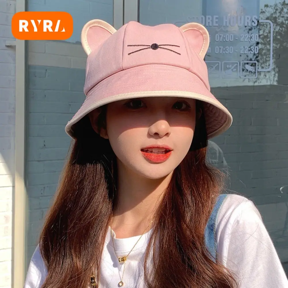 Cartoon Cat Sunshade Hat Cashmere Printing Soft Lightweight Cotton Polyester Foldable Bamboo Hat Sunbonnet Fisherman Hat Sun Hat
Cartoon Cat Sunshade Hat Cashmere Printing Soft Lightweight Cotton Polyester Foldable Bamboo Hat Sunbonnet Fisherman Hat Sun Hat