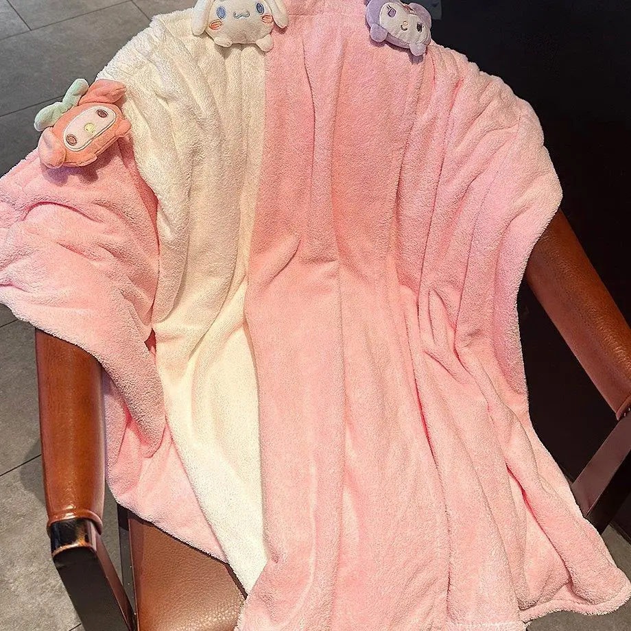 Anime Kawaii Sanrio My Melody Kuromi Cinnamoroll Cartoon Plush Autumn Winter Thickened Towel Fashion New Bathrobe Bath Towel
Anime Kawaii Sanrio My Melody Kuromi Cinnamoroll Cartoon Plush Autumn Winter Thickened Towel Fashion New Bathrobe Bath Towel