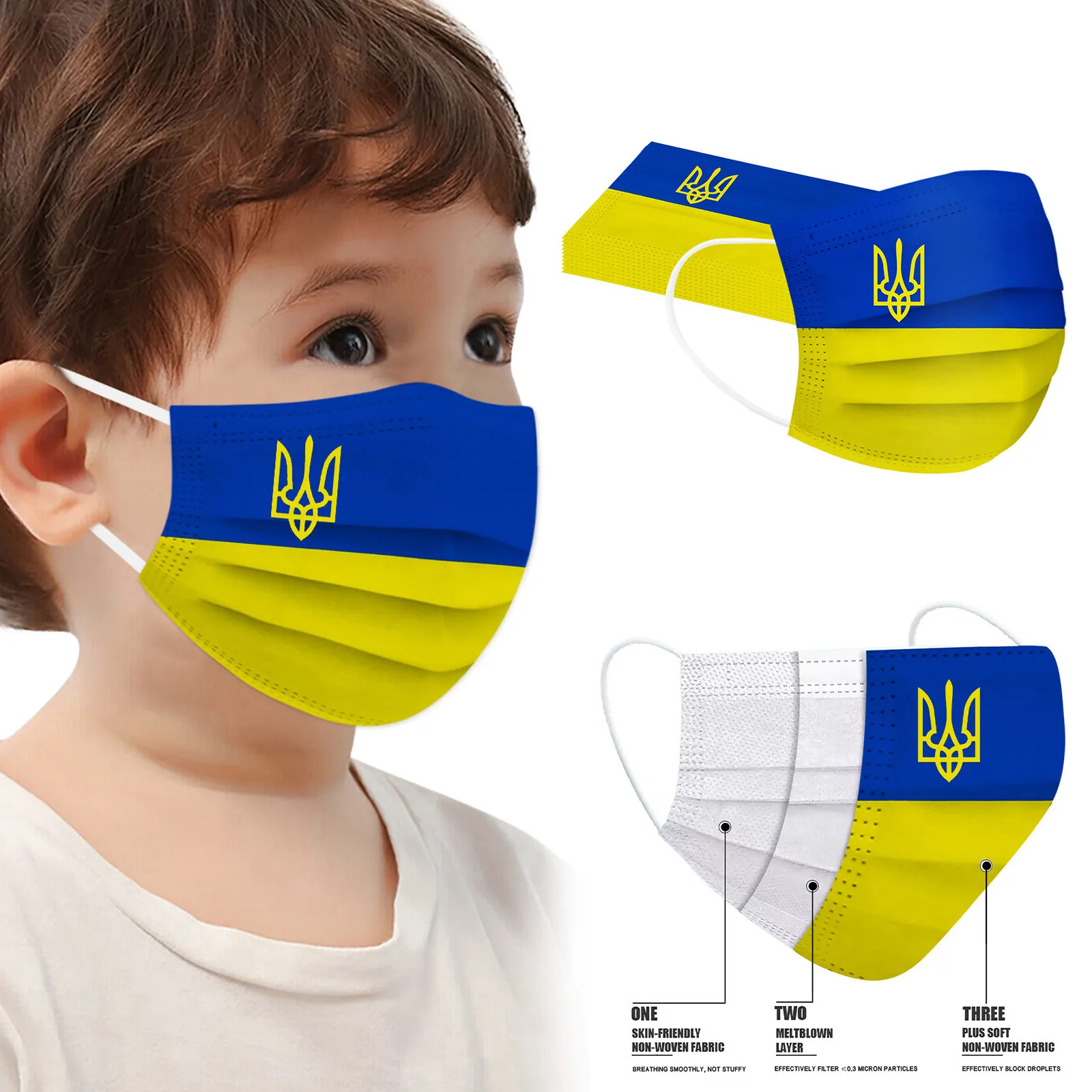 Украинская одноразовая Защитная маска, 10 шт., модный дизайн, удобное покрытие, дышащая Нетканая маска для лица
Украинская одноразовая Защитная маска, 10 шт., модный дизайн, удобное покрытие, дышащая Нетканая маска для лица