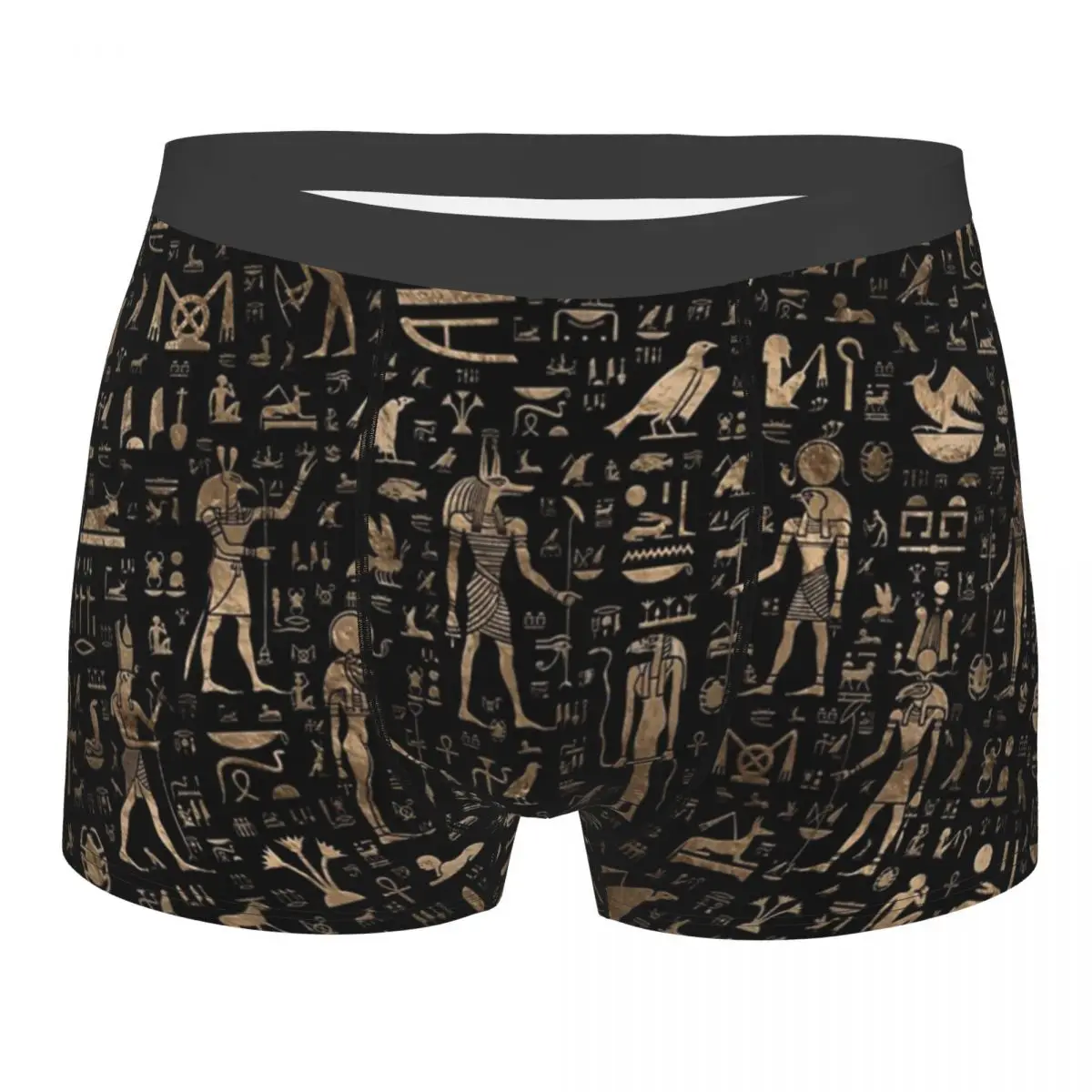 

Men Ancient Egyptian Gods And Hieroglyphs Boxer Briefs Shorts Panties Soft Underwear Egypt Homme Funny S-XXL Underpants