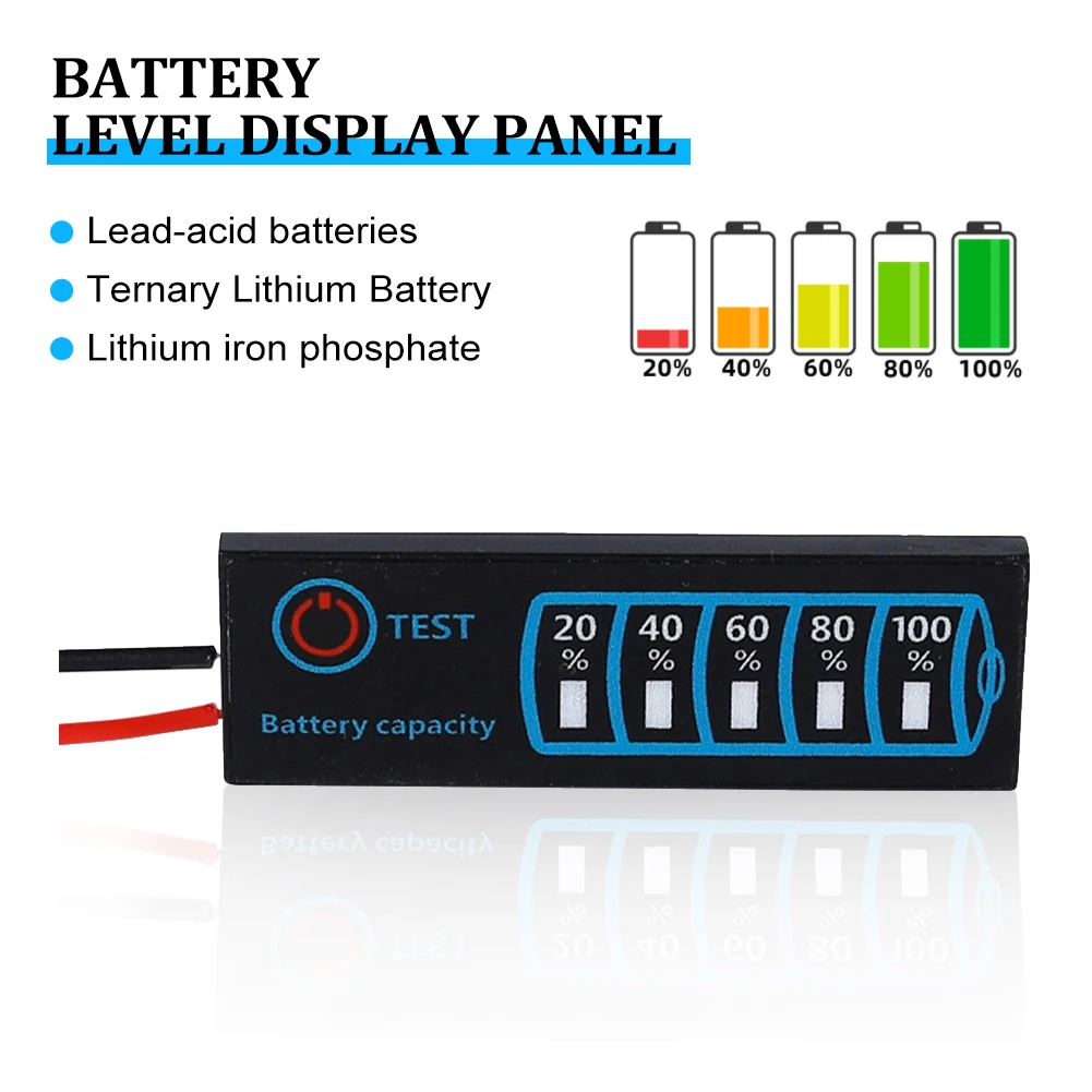 1S-8S 18650 Li-ion Lipo Lithium 5-30V Lead Acid Battery Level Indicator Tester LCD Display Meter Module Capacity Voltage Meter
1S-8S 18650 Li-ion Lipo Lithium 5-30V Lead Acid Battery Level Indicator Tester LCD Display Meter Module Capacity Voltage Meter