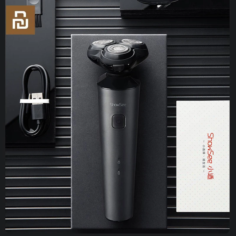 Xiami Showsee Electric Shaver 3D Floating Cutter Head Men Dry Wet Shaver Washable Razor Beard Rechargeable IPX7 Waterproof
Xiami Showsee Electric Shaver 3D Floating Cutter Head Men Dry Wet Shaver Washable Razor Beard Rechargeable IPX7 Waterproof
