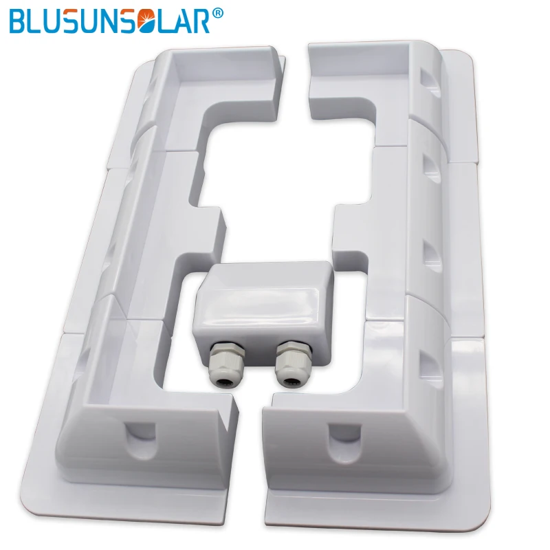 10 Set ABS White Black Color 7pcs/set Solar Panel Mounting Bracket Kits Cable Entry Gand Ideal
10 Set ABS White Black Color 7pcs/set Solar Panel Mounting Bracket Kits Cable Entry Gand Ideal