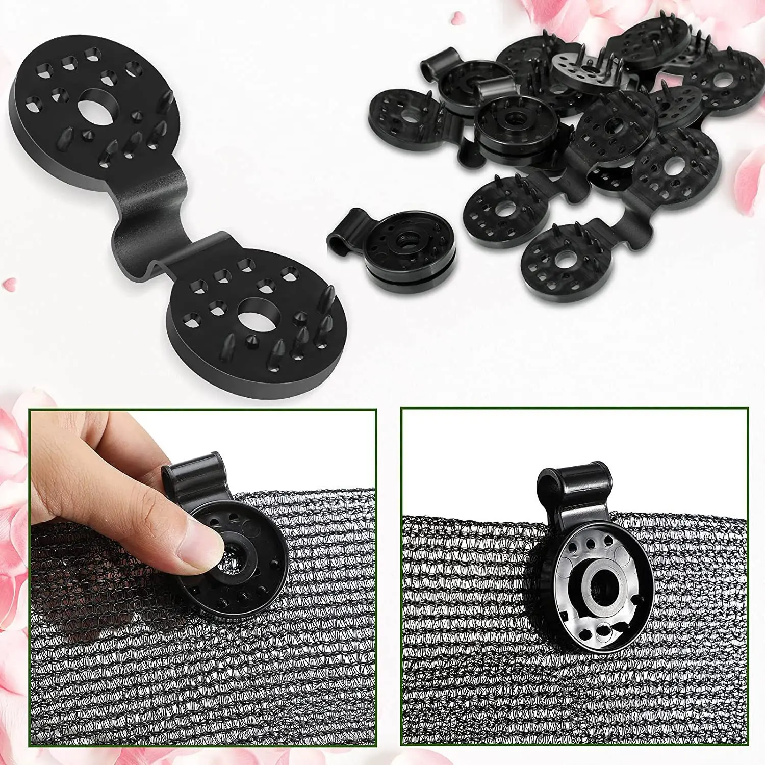 F2 100pcs Sunshade Net Buckle Sunscreen Net Sun Outdoor Buckle Free Buckle Fixed Rod Net Clip Anti-Bird Fixed Buckle Clip Buckle
F2 100pcs Sunshade Net Buckle Sunscreen Net Sun Outdoor Buckle Free Buckle Fixed Rod Net Clip Anti-Bird Fixed Buckle Clip Buckle
