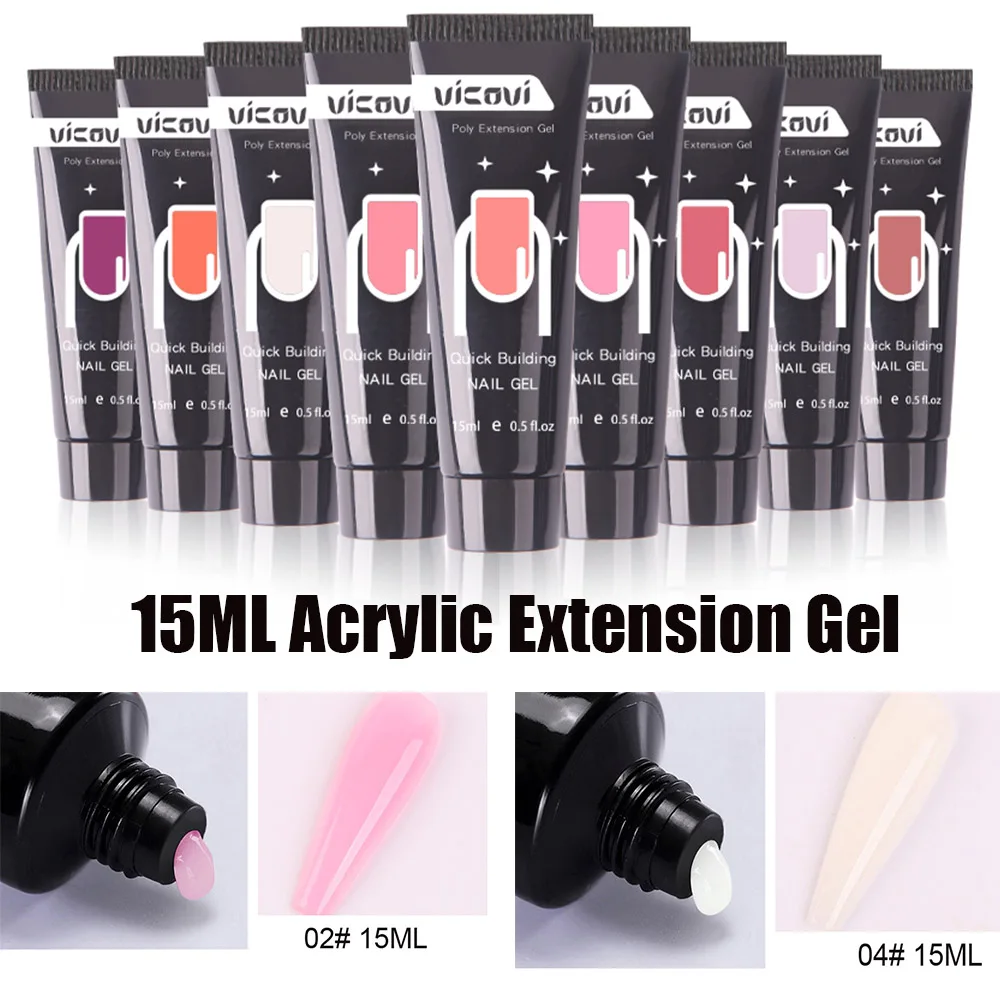 15ml Nail Extension Gel Acrylic Nude White Clear Polys Building Gel 1 Bottle Prolong Form Tips Manicure UV Polish Gel GJ-1*012
15ml Nail Extension Gel Acrylic Nude White Clear Polys Building Gel 1 Bottle Prolong Form Tips Manicure UV Polish Gel GJ-1*012