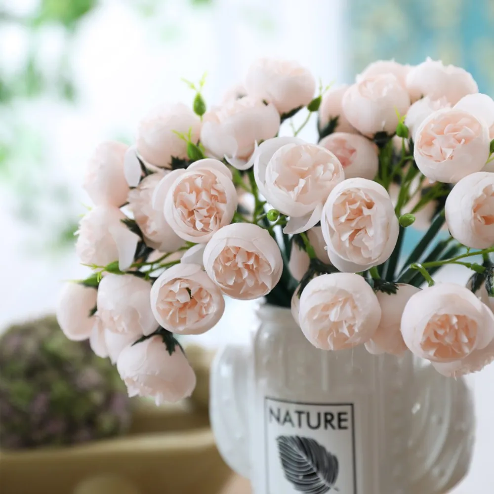 27 Heads Tea Rose Lafite Flowers Light Pink Artificial Flowers Bouquet Wedding Home Party Decoration DIY Fake Flower Wholesale
27 Heads Tea Rose Lafite Flowers Light Pink Artificial Flowers Bouquet Wedding Home Party Decoration DIY Fake Flower Wholesale