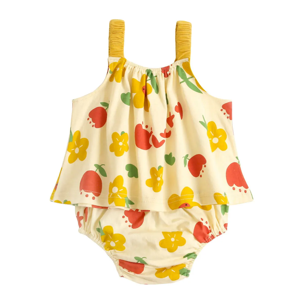 Cute Cartoon Strap Baby Clothes Summer High Quality Cotton Girls Baby Children's Clothing Two-Piece Set
Cute Cartoon Strap Baby Clothes Summer High Quality Cotton Girls Baby Children's Clothing Two-Piece Set