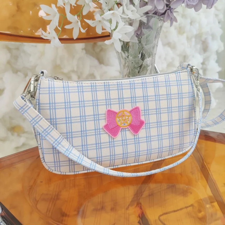 Richme Harajuku Shoulder Bags Female Kawaii Bow Patch Japanese Style Handbags for Women 2022 Trend Plaid Crossbody Bolso Mujer
Richme Harajuku Shoulder Bags Female Kawaii Bow Patch Japanese Style Handbags for Women 2022 Trend Plaid Crossbody Bolso Mujer