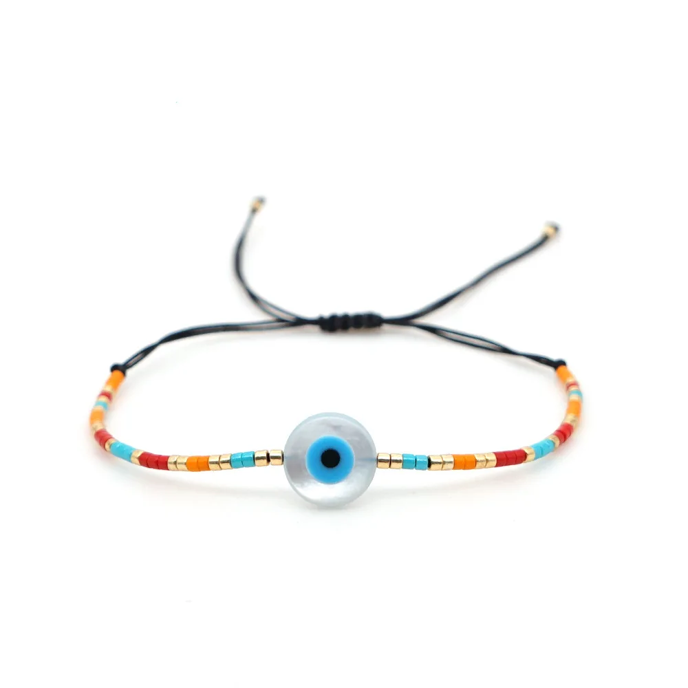 Vlen Lucky Evil Eye Bracelet Colorful Miyuki Seed Beads Dainty Bracelets Adjustable String Boho Jewelry Tiny Beaded Pulseras
Vlen Lucky Evil Eye Bracelet Colorful Miyuki Seed Beads Dainty Bracelets Adjustable String Boho Jewelry Tiny Beaded Pulseras