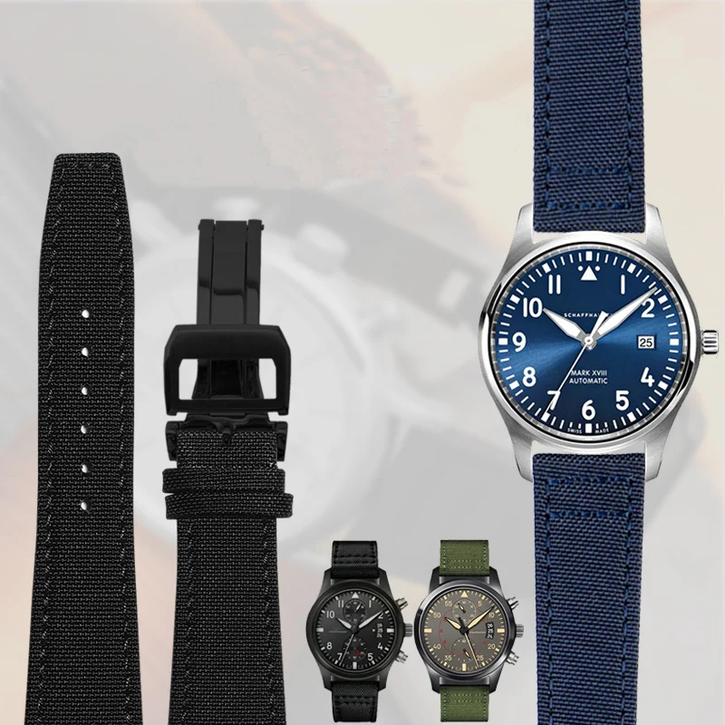 Canvas Watch strap Fou universal nylon Watch band IWC pilot little prince Portofino of Portugal 20/21/22mm
Canvas Watch strap Fou universal nylon Watch band IWC pilot little prince Portofino of Portugal 20/21/22mm