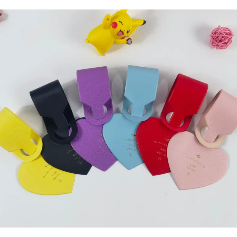 Simple Heart Shape Leather Luggage Tag Women Travel Suitcase ID Address Holder Girls Baggage Tags Boarding Bag Portable Label
Simple Heart Shape Leather Luggage Tag Women Travel Suitcase ID Address Holder Girls Baggage Tags Boarding Bag Portable Label
