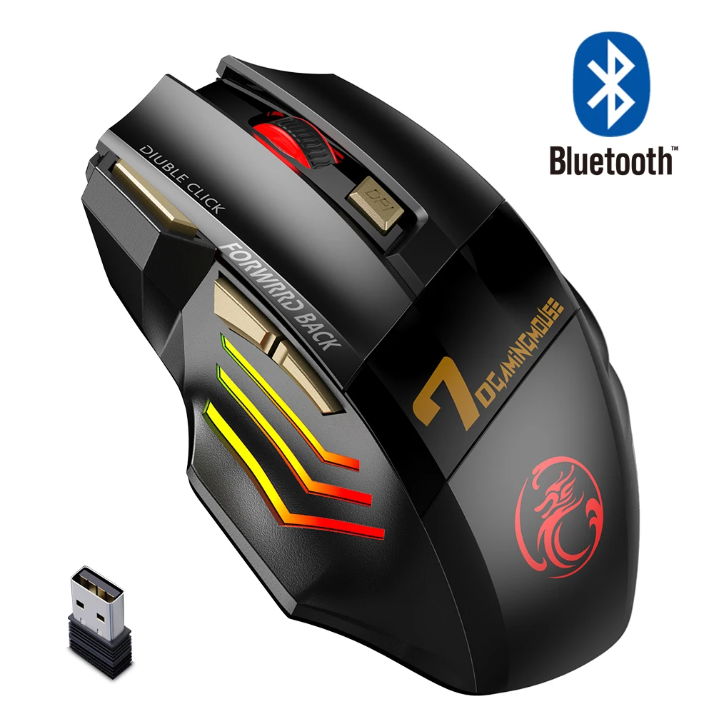 Bluetooth Wireless Mouse Gamer USB Gaming Mouse for Computer Ergonomic Mouse Rgb Backlight Mause Silent X7 Pc Mice for Laptop
Bluetooth Wireless Mouse Gamer USB Gaming Mouse for Computer Ergonomic Mouse Rgb Backlight Mause Silent X7 Pc Mice for Laptop