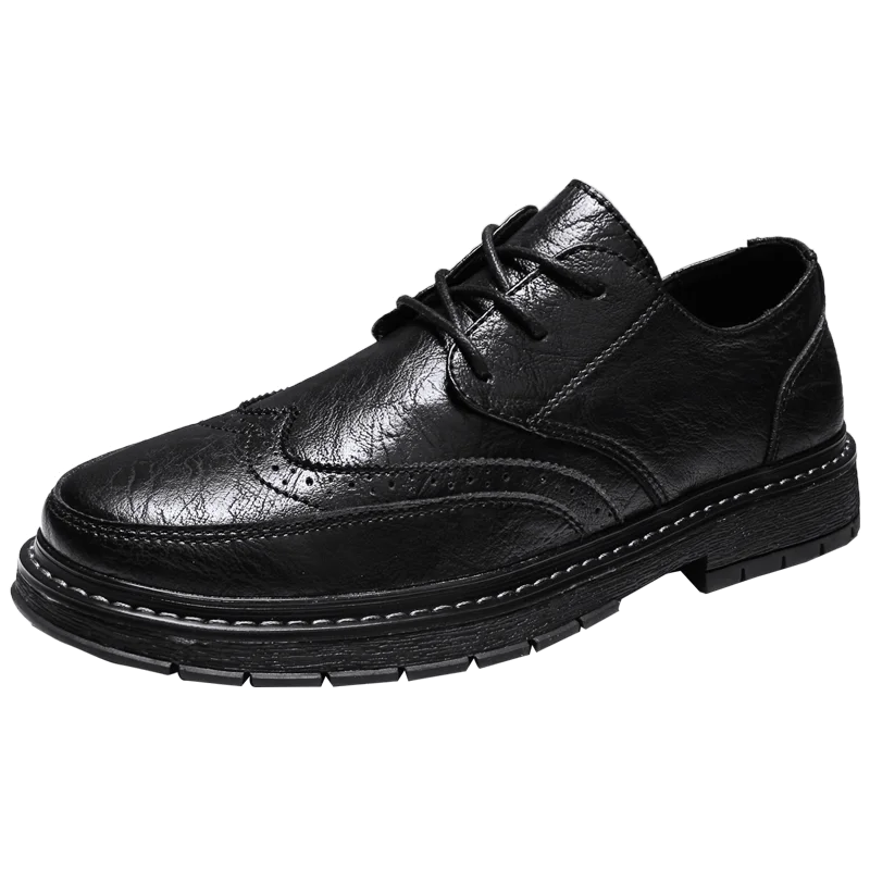 Men's casual business dress shoes lace up round toe shoes low-top flat shoes small martin men
Men's casual business dress shoes lace up round toe shoes low-top flat shoes small martin men