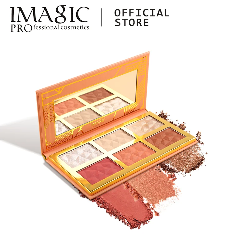 IMAGIC New 6-color Blend Highlight Highlighting Blush Palette Naturally Brightens Skin Tone
IMAGIC New 6-color Blend Highlight Highlighting Blush Palette Naturally Brightens Skin Tone