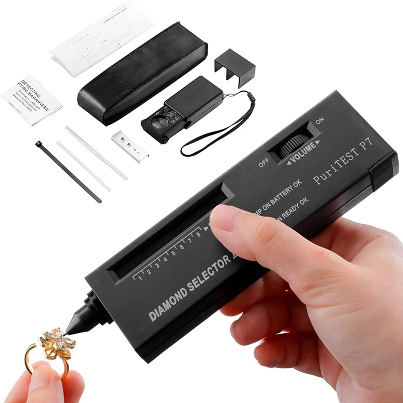 Professional Diamond Tester, Jewelry Diamond Detector Gem Diamond Tester Pen For Jewelry Jade Ruby Stone Testing
Professional Diamond Tester, Jewelry Diamond Detector Gem Diamond Tester Pen For Jewelry Jade Ruby Stone Testing