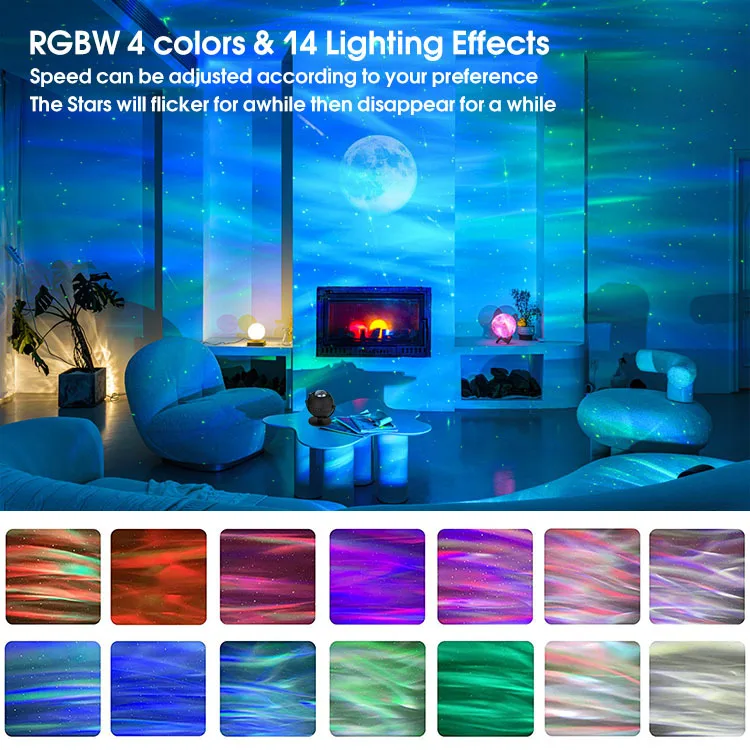 Galaxy Projector Smart Aurora Moon Projector Starry Sky Night Light Music Rhythm App Control Lamp For Bedroom Kids Birthday Gift
Galaxy Projector Smart Aurora Moon Projector Starry Sky Night Light Music Rhythm App Control Lamp For Bedroom Kids Birthday Gift