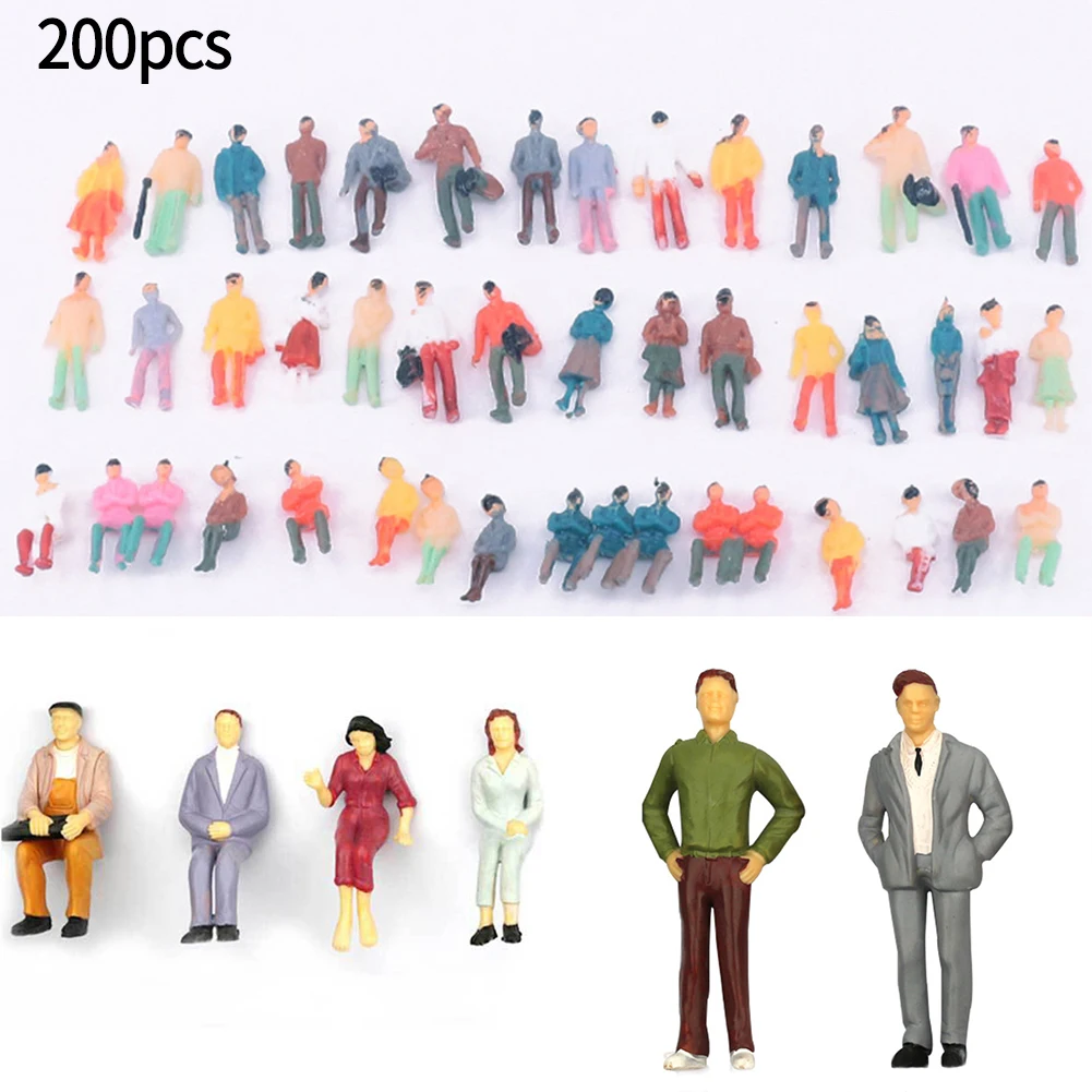 200 Piece Figures 1:87 Standing Two Seated Figures Model Building Convolute Set Passengers Train Scenery Kids Toy
200 Piece Figures 1:87 Standing Two Seated Figures Model Building Convolute Set Passengers Train Scenery Kids Toy