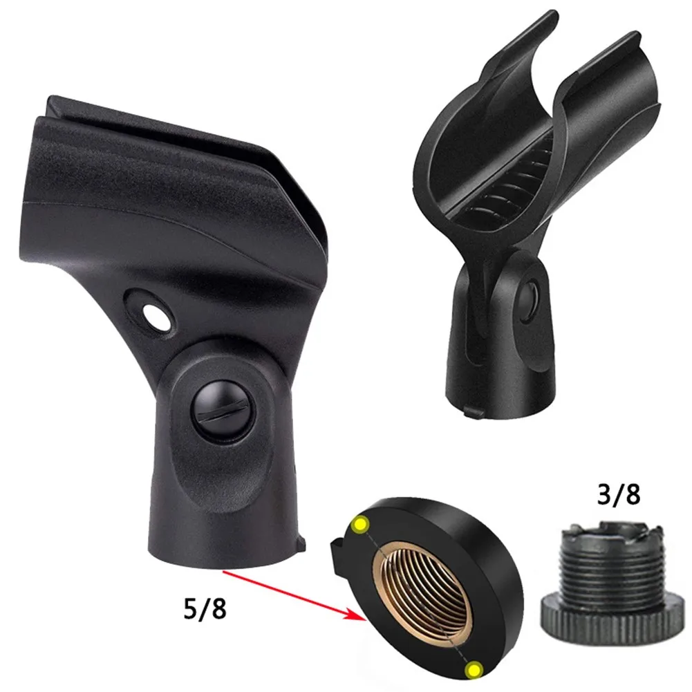 New Microphone Clip Holder Clamp Wire Mic With Adapter With Adapter Nut For Handheld For Handheld Wireless Holder Clamp
New Microphone Clip Holder Clamp Wire Mic With Adapter With Adapter Nut For Handheld For Handheld Wireless Holder Clamp