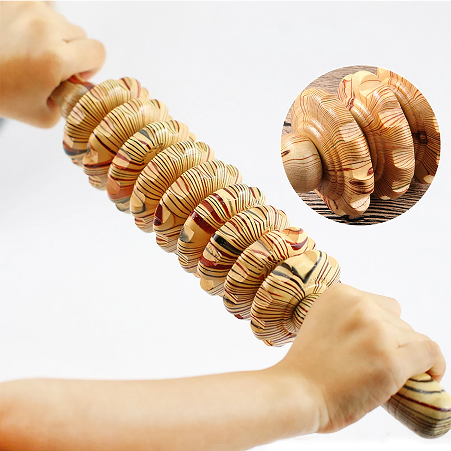Wooden Massager Handheld Roller Trigger Point Massager Stick Wooden Massager,Body Therapy Massager, Muscle Belly Relief Tool
Wooden Massager Handheld Roller Trigger Point Massager Stick Wooden Massager,Body Therapy Massager, Muscle Belly Relief Tool