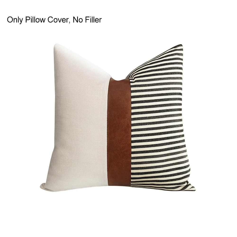 2 шт., декоративная наволочка для дивана из искусственной кожи в полоску
2 шт., декоративная наволочка для дивана из искусственной кожи в полоску