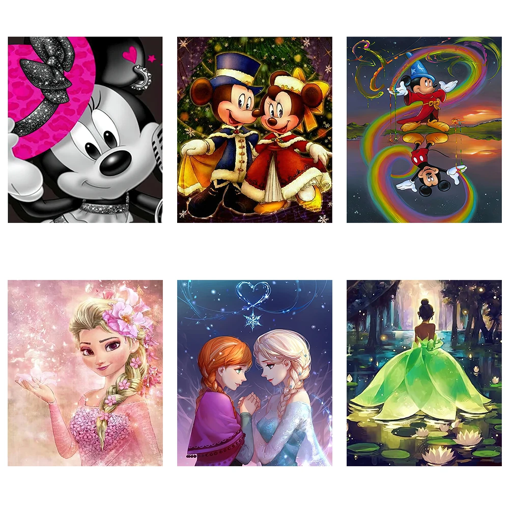 DIY 5d Full Diamond Painting Embroidery Cartoon Disney Princess Mickey Mouse Cross Stitch Square Round Drill Handmade Hobby Gift
DIY 5d Full Diamond Painting Embroidery Cartoon Disney Princess Mickey Mouse Cross Stitch Square Round Drill Handmade Hobby Gift