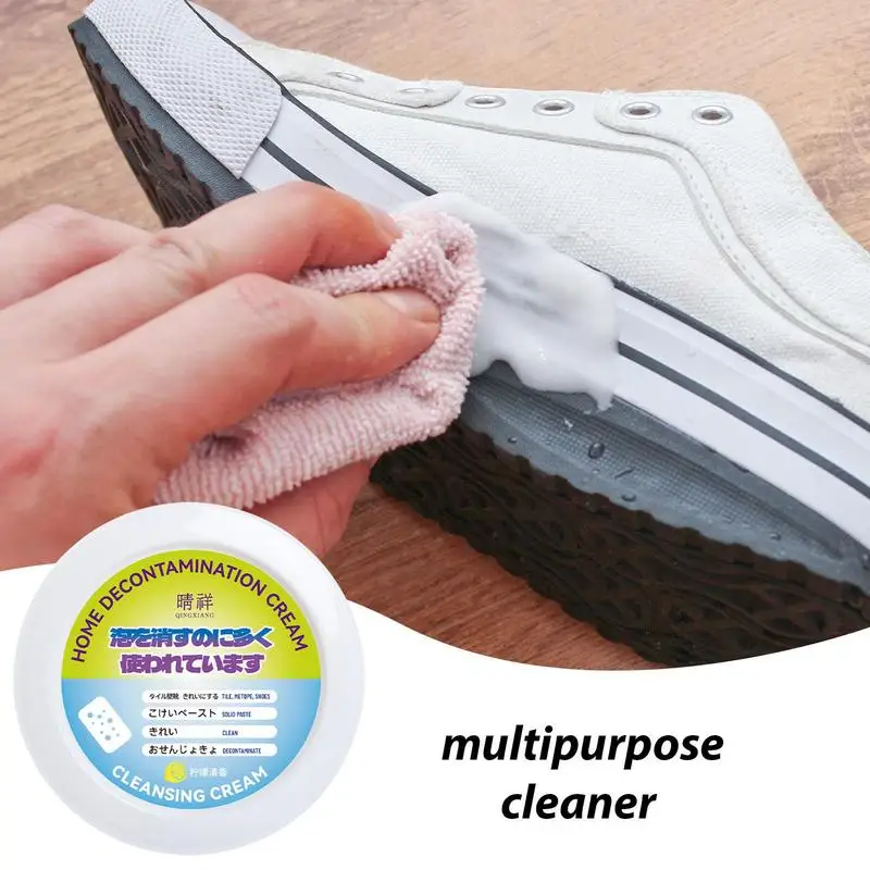 260g White Shoes Cleaning Cream Stains Remover Shoes Whitening Cleansing Decontamination Cream With Sponge For White Shoes
260g White Shoes Cleaning Cream Stains Remover Shoes Whitening Cleansing Decontamination Cream With Sponge For White Shoes