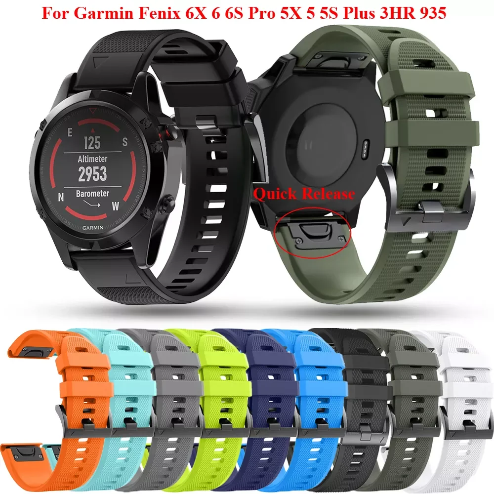 26 22mm Bracelet Watchband Strap For Garmin Fenix7 7X 5 5X Plus 6 6X Pro 3HR 935 Quick Release Smart Watch Band Wristband Correa
26 22mm Bracelet Watchband Strap For Garmin Fenix7 7X 5 5X Plus 6 6X Pro 3HR 935 Quick Release Smart Watch Band Wristband Correa