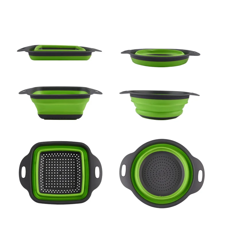 Collapsible Drain Basket Colanders Foldable Silicone Organizer Fruit Vegetable Baskets Folding Strainers Kitchen Storage Tools
Collapsible Drain Basket Colanders Foldable Silicone Organizer Fruit Vegetable Baskets Folding Strainers Kitchen Storage Tools