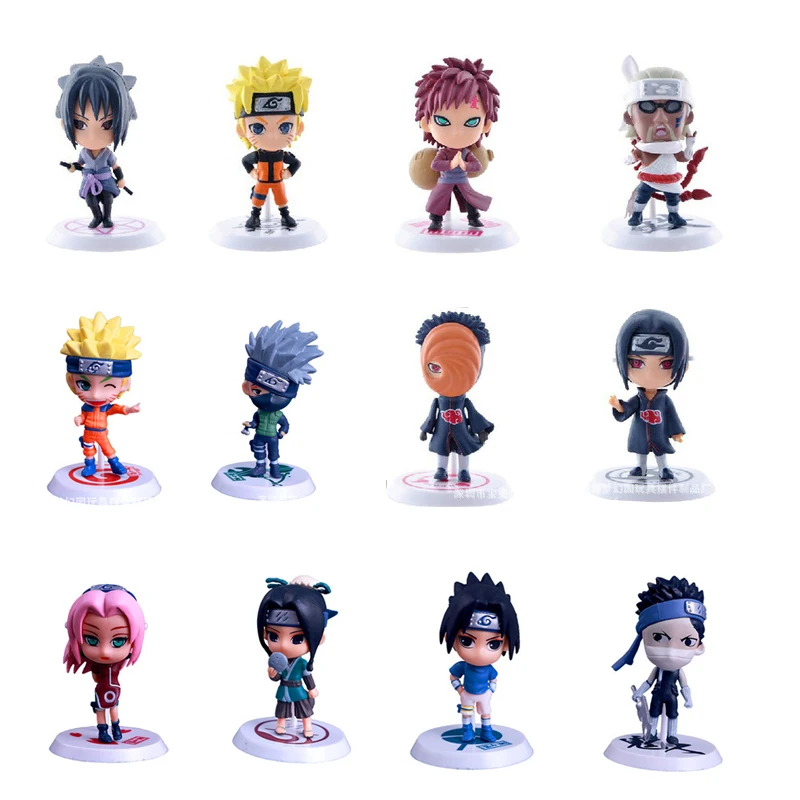 12Pcs/Set Anime Naruto Figure Toys Hinata Sasuke Itachi Kakashi Gaara Jiraiya Sakura Q Version PVC Collection Action Figure Doll
12Pcs/Set Anime Naruto Figure Toys Hinata Sasuke Itachi Kakashi Gaara Jiraiya Sakura Q Version PVC Collection Action Figure Doll
