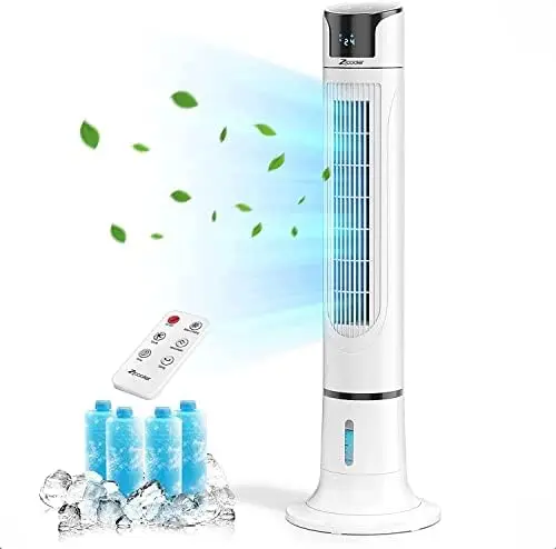 Air Cooler, 45" Fans that Blow Cold Air Cooling Fan with 90° Oscillating, Touch and Remote Control, 3 Mode / 3 Speeds, 5L
Air Cooler, 45" Fans that Blow Cold Air Cooling Fan with 90° Oscillating, Touch and Remote Control, 3 Mode / 3 Speeds, 5L