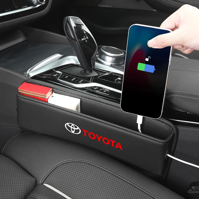 Car Seat Gap Filler PU Leather Car Seat Crevice Storage Box for Toyota Aygo Yaris Rav4 Corolla E150 CHR Hilux Vios Camry Mark2
Car Seat Gap Filler PU Leather Car Seat Crevice Storage Box for Toyota Aygo Yaris Rav4 Corolla E150 CHR Hilux Vios Camry Mark2