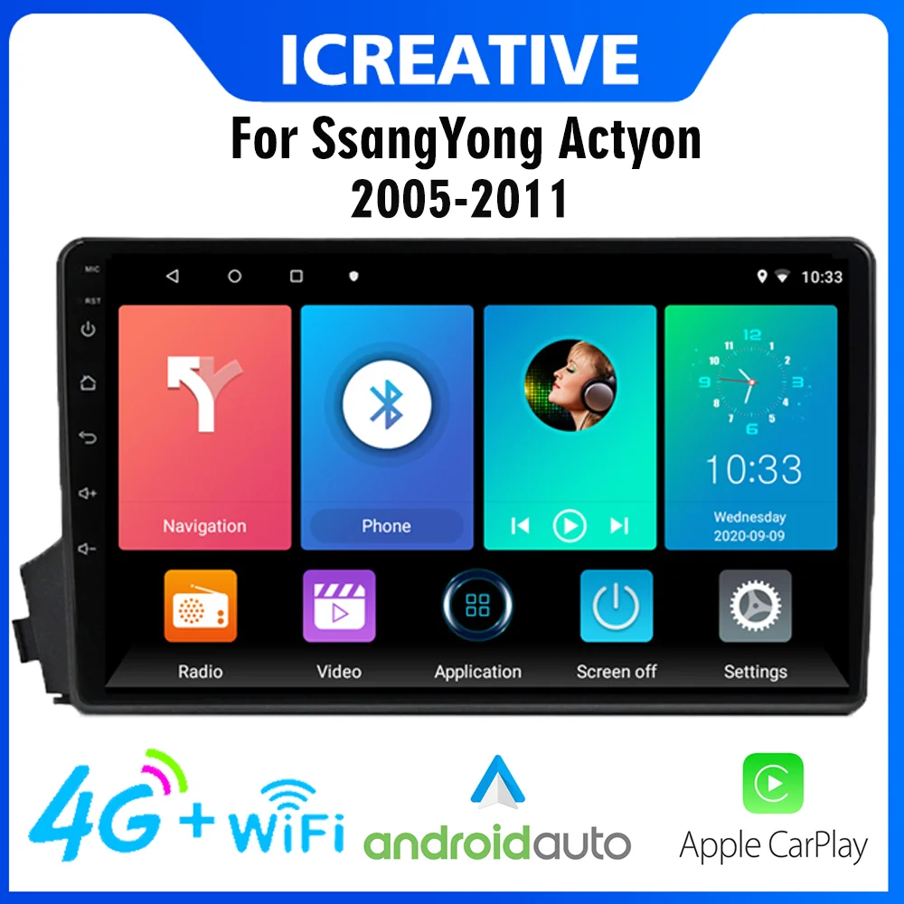 2 Din Car Multimedia Player For SsangYong Actyon 2006-2014 9 inch Android Navigation GPS WIFI Radio Head Unit With Frame
2 Din Car Multimedia Player For SsangYong Actyon 2006-2014 9 inch Android Navigation GPS WIFI Radio Head Unit With Frame