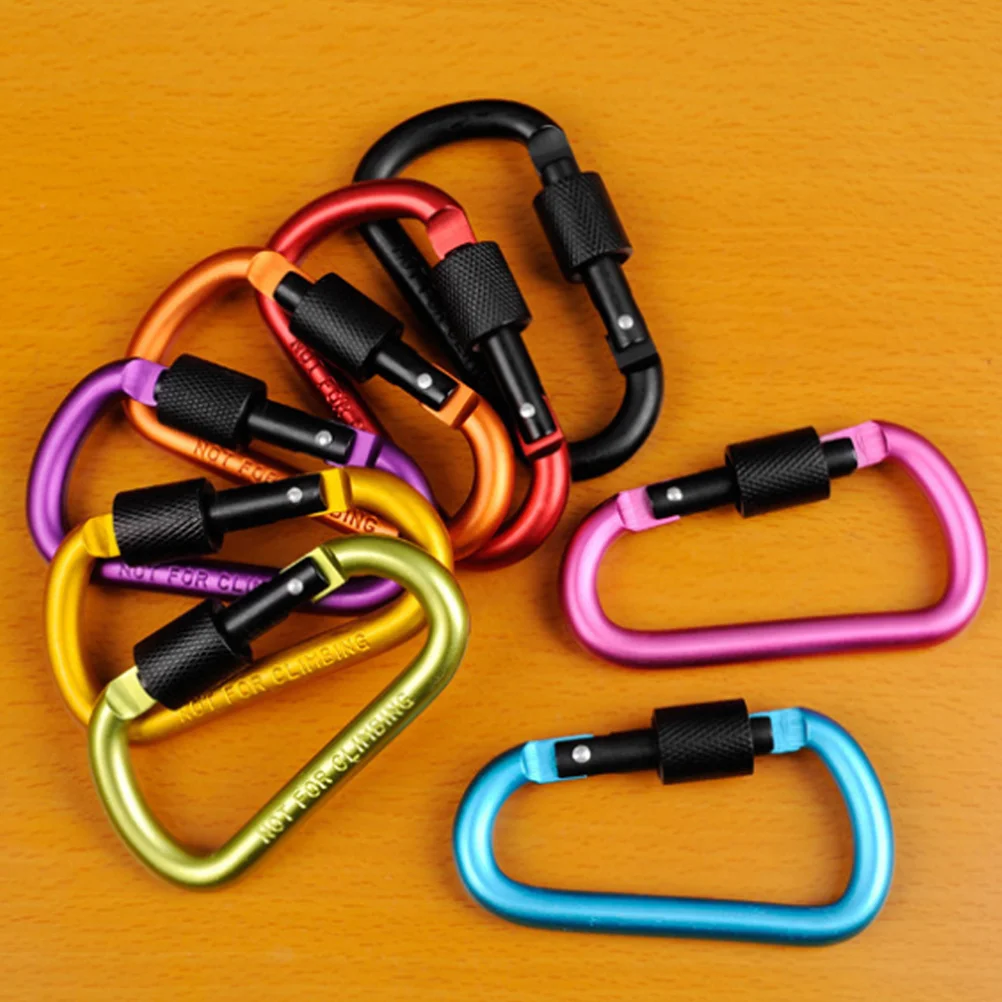 Quick Clip Backpack Clasp Aluminum Alloy D-ring Locking Carabiner Door Hook Adhesive Hooks Multifunctional Keychain
Quick Clip Backpack Clasp Aluminum Alloy D-ring Locking Carabiner Door Hook Adhesive Hooks Multifunctional Keychain