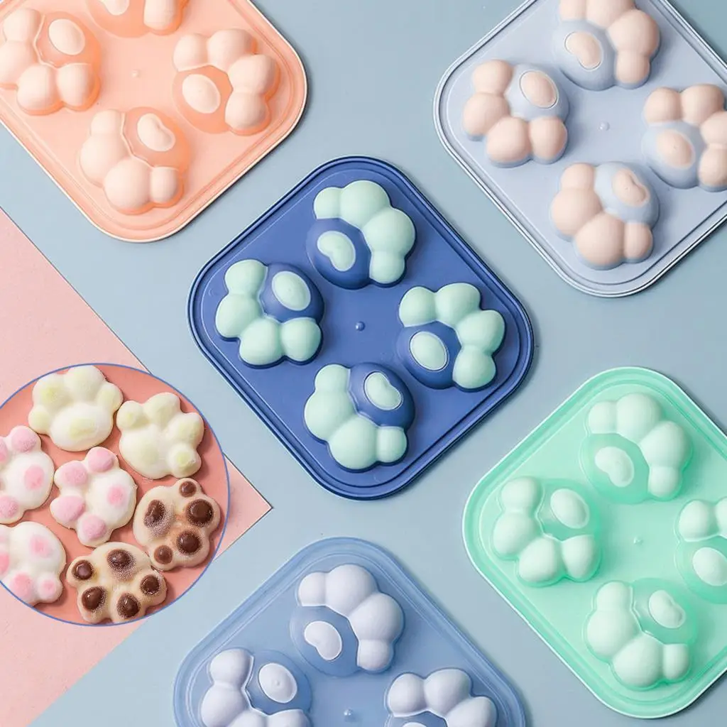 Cute Cat Claws Ice Cream Mold Food Grade Silicone Ice Lolly Moulds Home Family DIY Popsicle Mold 
Cute Cat Claws Ice Cream Mold Food Grade Silicone Ice Lolly Moulds Home Family DIY Popsicle Mold