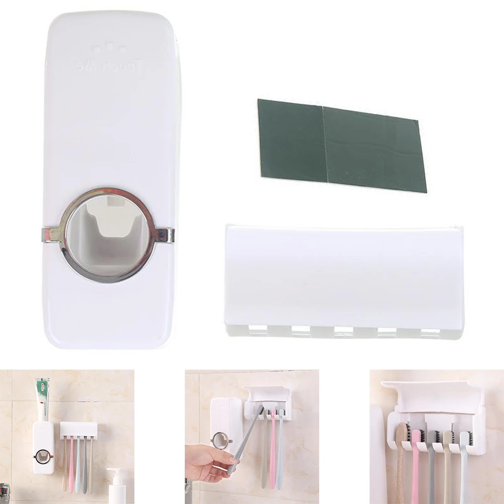 Automatic Toothpaste Dispenser Kindergartens Offices Saunas Schools Stand Sale Wall Mount 5 Toothbrush Holder Set
Automatic Toothpaste Dispenser Kindergartens Offices Saunas Schools Stand Sale Wall Mount 5 Toothbrush Holder Set