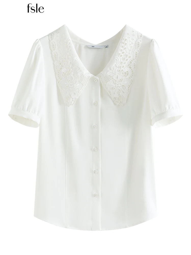 FSLE Summer 2022 New Придворный стиль Small V Neck Lace Collar High Sense женственный Элегантный Благородный Women Tops
FSLE Summer 2022 New Придворный стиль Small V Neck Lace Collar High Sense женственный Элегантный Благородный Women Tops