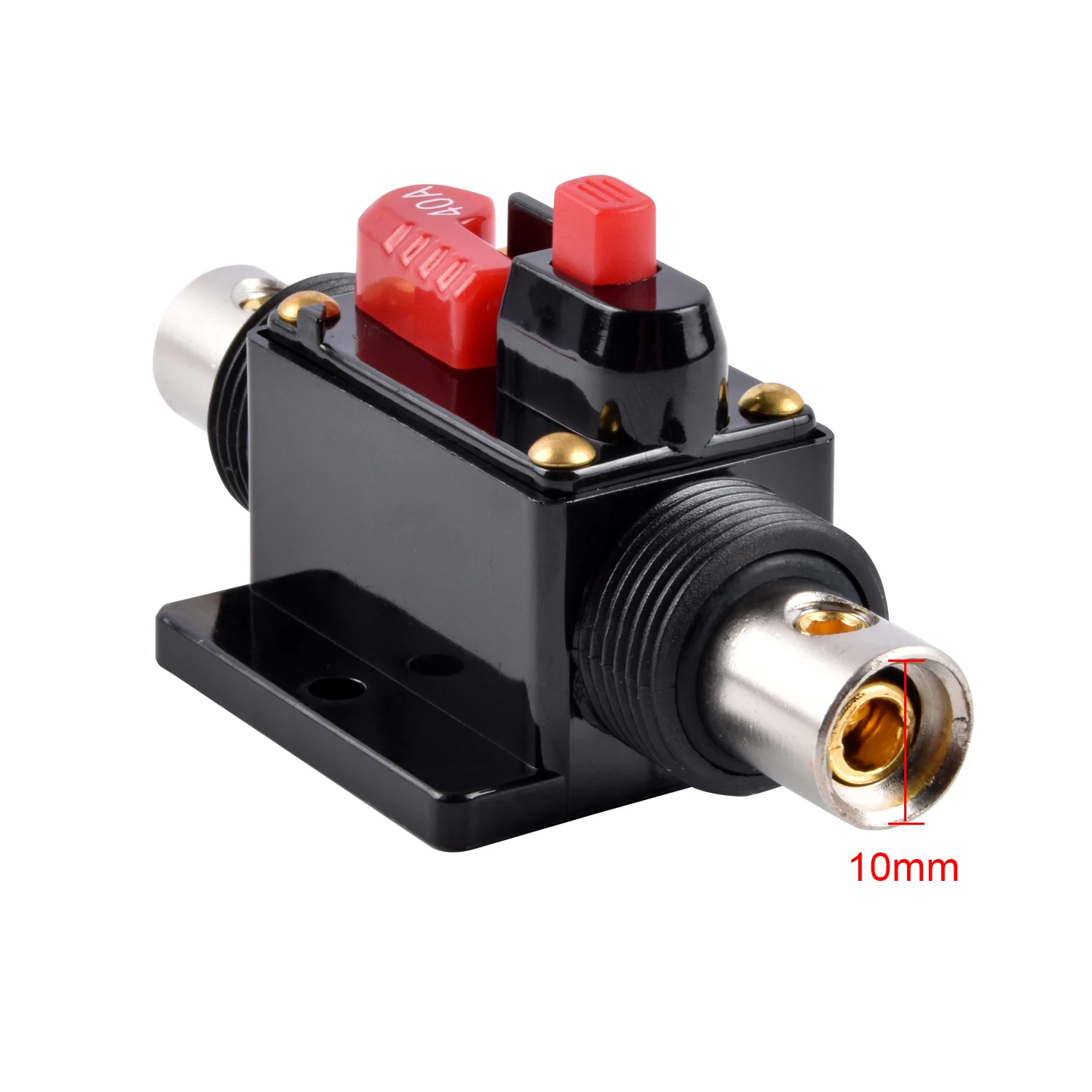 40A Circuit Breaker Fuse Reset 12-24V DC Manual Reset Inline Fuse Inverter Car Bike Audio Inline Fuse Holder
40A Circuit Breaker Fuse Reset 12-24V DC Manual Reset Inline Fuse Inverter Car Bike Audio Inline Fuse Holder