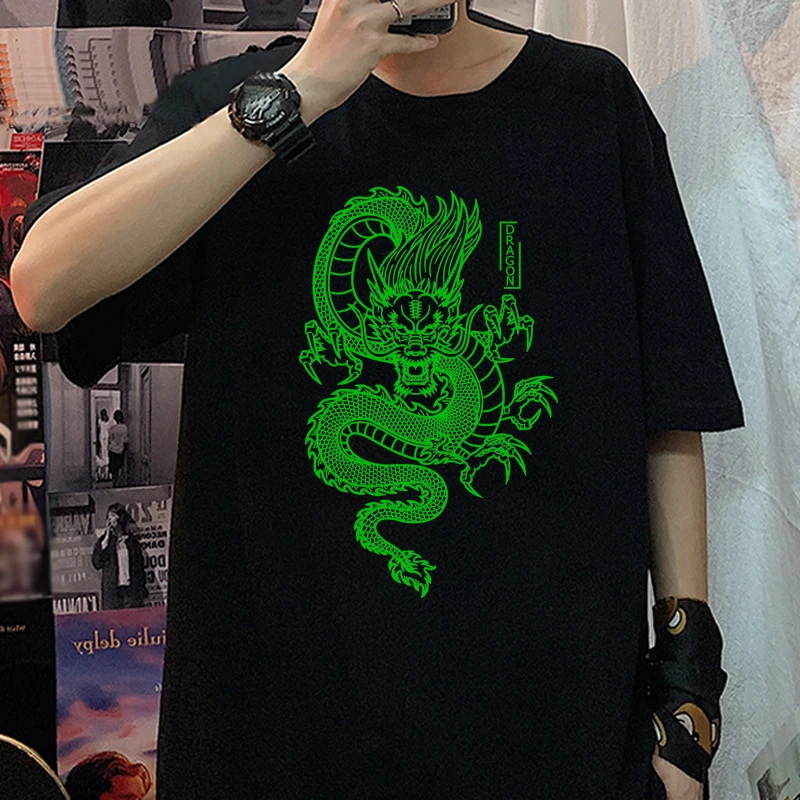 Men's tshirt Harajuku Summer Vintage Cool Unisex Chinese Dragon Print Oversize Short Sleeve t shirt Streetwear T-shirt Casual
Men's tshirt Harajuku Summer Vintage Cool Unisex Chinese Dragon Print Oversize Short Sleeve t shirt Streetwear T-shirt Casual
