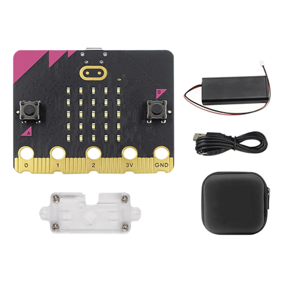 BBC Micro:Bit V2.2 GO Kit Built-in Speaker Microphone Touch Programmable Learning Development Board DIY Project
BBC Micro:Bit V2.2 GO Kit Built-in Speaker Microphone Touch Programmable Learning Development Board DIY Project